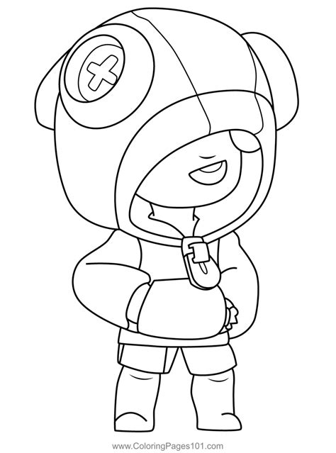 dessin brawl stars leon|Leon Brawl Stars coloring pages. Print for Free